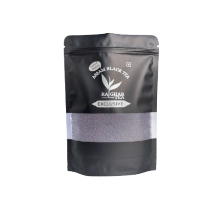 Exclusive Rajghar Assam Tea 1kg, Fresh & Best Assam Teas, strong flavor and rich aroma loose Leaves Chai, CTC Black Tea